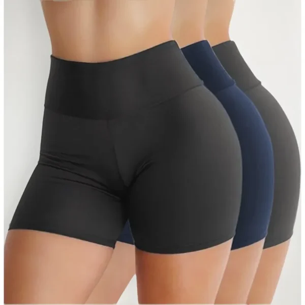 Cód. 02 - Kit Com 2 Shorts Feminino Meia Coxa Curto Fitness Academia