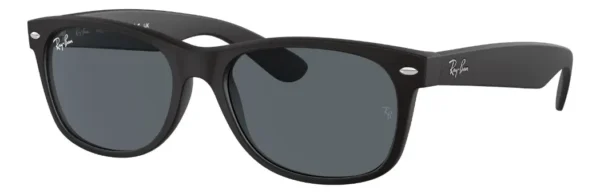 Cód. 803 - Óculos De Sol Masc/femi Rb2132 Armação Quadrada Ray Ban Cor Rubber black Armação Rubber black Haste Rubber black Lente Blue Desenho Cor sólida