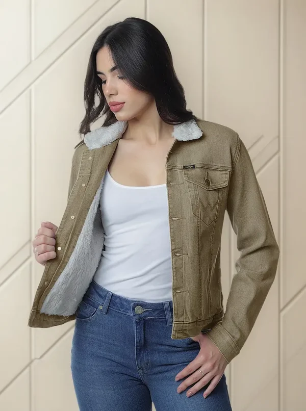 Cód. 1170 - Jaqueta Fem Wrangler Forrada Wf7050 Whisky