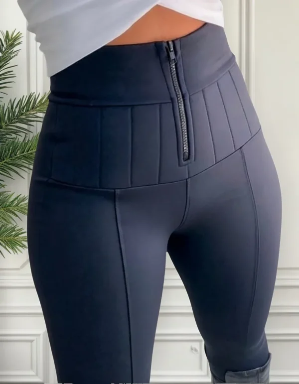 Cód. 421 - Calça Lipo Super Power Modeladora Cintura Alta C/ Zíper Fake