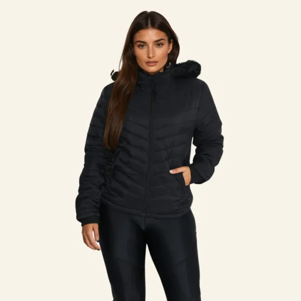 Cód. 676 - Jaqueta Blusa Feminina Puffer Forrada Impermeável Inverno