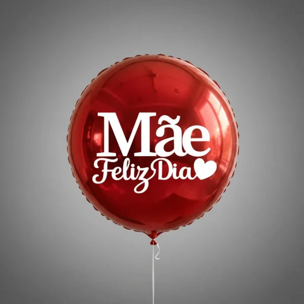 Cód. 1039 - Kit 10 Adesivos Para Balão Mãe Feliz Dia- Dia Das Mães