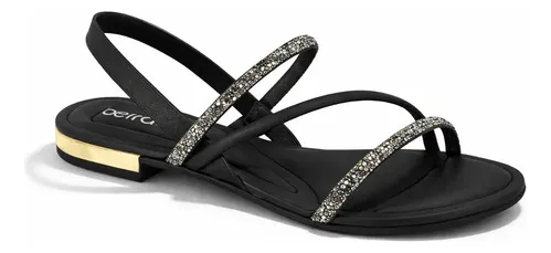 Cód. 221 - Sandália Feminina Strass Calce Fácil Conforto Original
