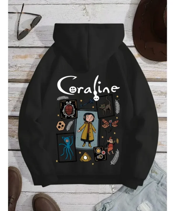 Cód. 514 - Moletom Unissex Coraline Desenho Filme Blusa