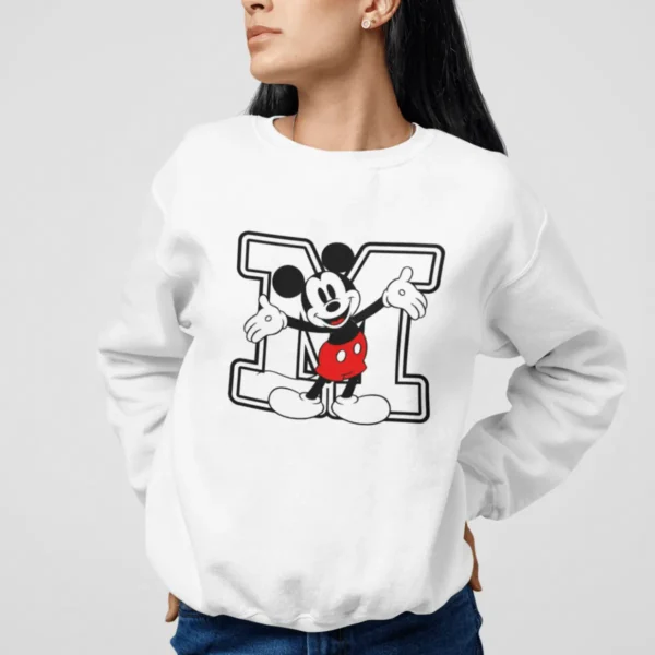 Cód. 518 - Moletom Mickey Mousse Algodão Flanelado Blusa De Frio