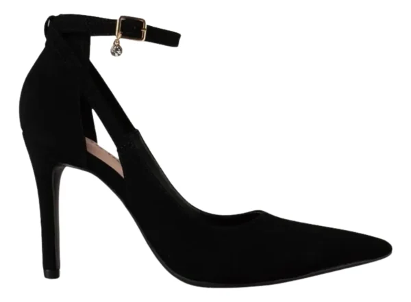 Cód. 239 - Scarpin Bebecê Canoinha Bico Fino Detalhe Estiloso Elegante