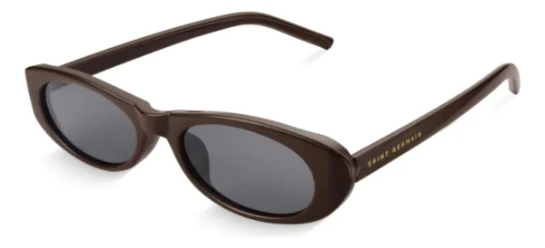 Cód. 833 - Óculos de Sol Saint Germain Feminino Amalfi Oval Marrom UV400