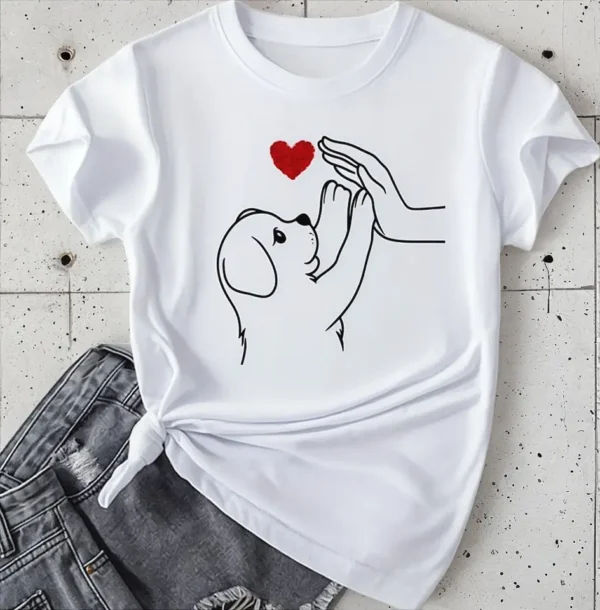 Cód. 458 - Camiseta Blusa Feminina Estampado T-shirt Confortável Macia