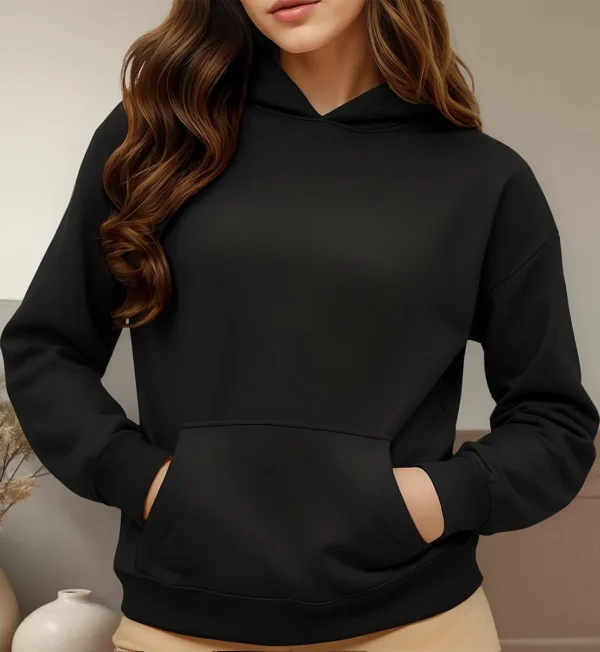 Cód. 506 - Moletom Canguru Feminino Liso Varias Cores Estilo Inverno