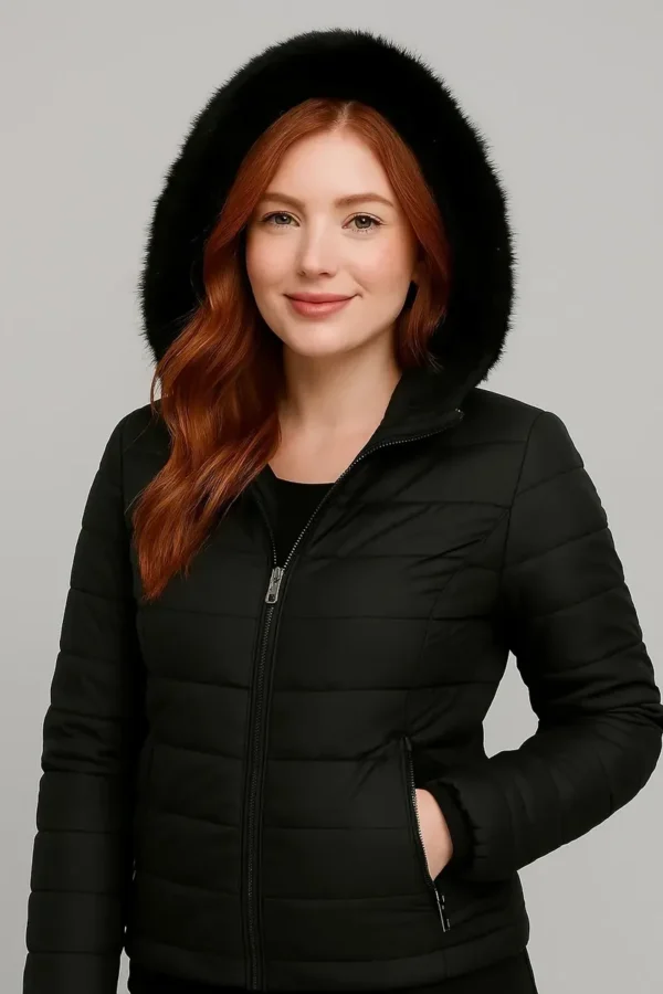 Cód. 675 - Jaqueta Blusa Feminina Puffer Forrada Impermeável Inverno
