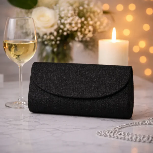 Cód. 211 - Bolsa Clutch Carteira Casamento Feminina Festa Glitter Luxo