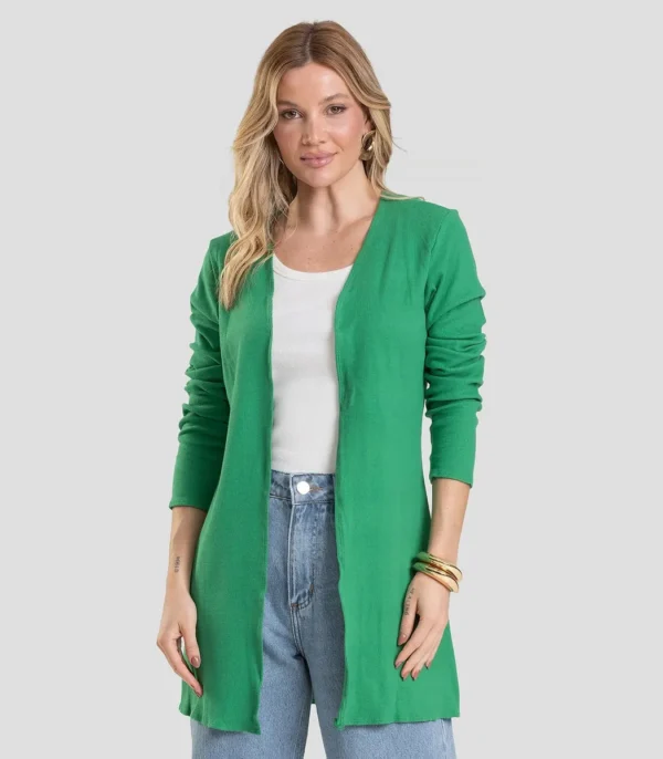 Cód. 627 - Cardigan Infinita Cor Verde