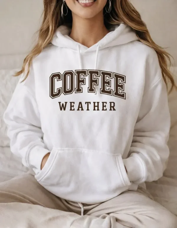Cód. 524 - Moletom Unisex Flanelado Canguru Estampado Coffee Quentinho