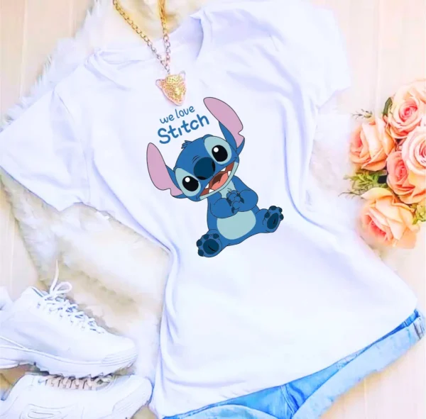 Cód. 464 - Camiseta - We Love Stitch