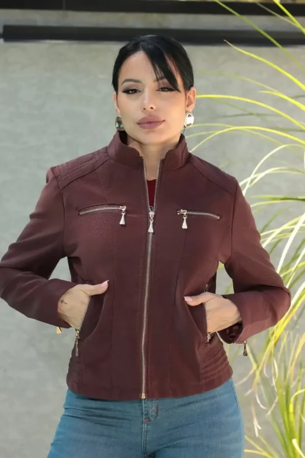 Cód. 1146 - Jaqueta I.con Feminina Térmica Casual Inverno