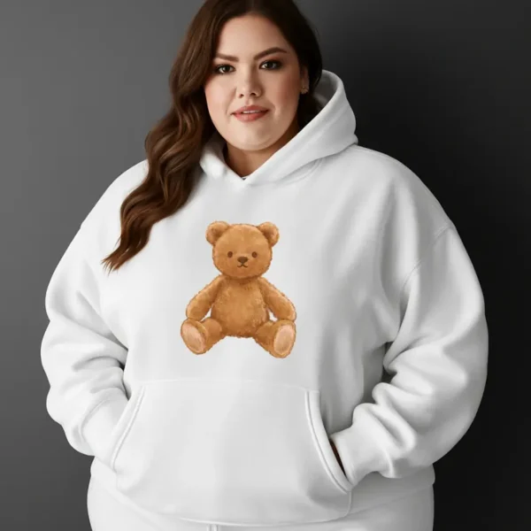 Cód. 1516 - Moletom Feminina Confortável Algodão Blusa De Frio Plus Size
