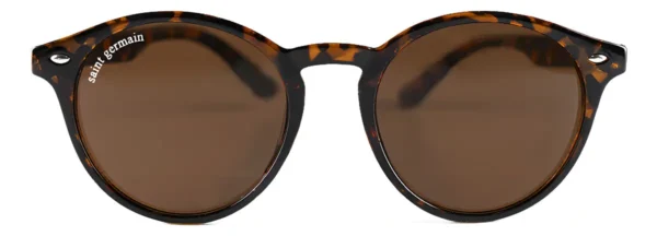 Cód. 815 - Óculos De Sol Clássico Redondo Marrom Lincoln Brown Turtle