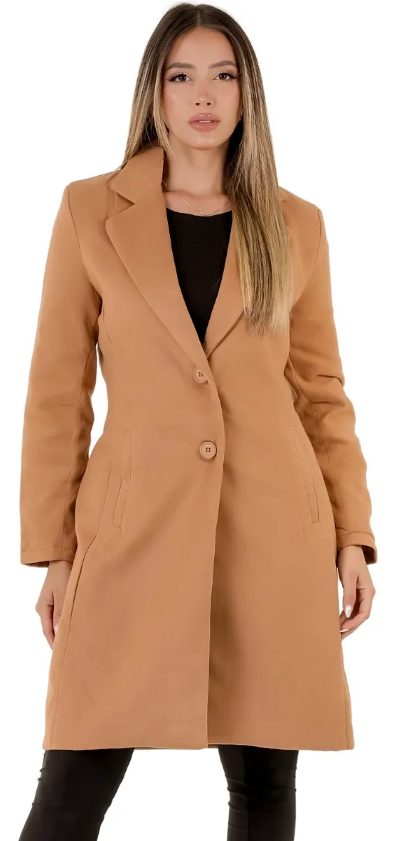 Cód. 657 - Sobretudo Feminino Forrado Longo Inverno Confortavel Viagem