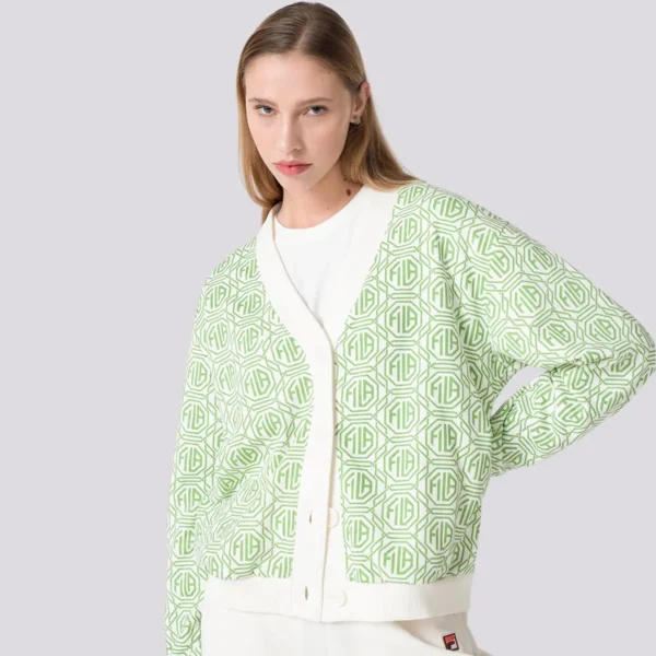 Cód. 727 - Jaqueta Fila Birch Oversized Feminina Verde