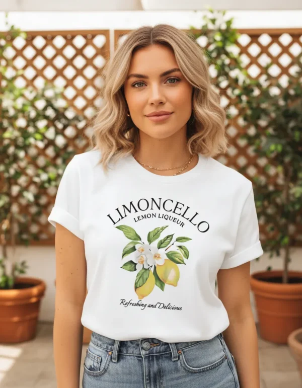 Cód. 484 - Camiseta Blusa Feminina Estampada Limoncello Confortável