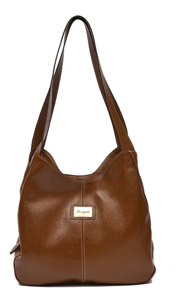 Cód. 192 - Bolsa Couro Legitimo Promoção - Modelo Exclusivo + Brinde