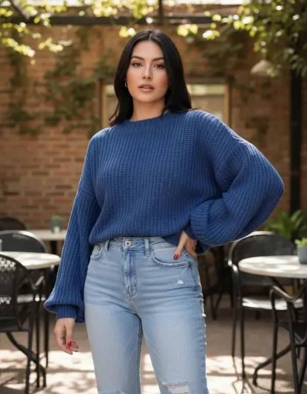Cód. 1248 - Blusa De Frio Feminina Em Tricot