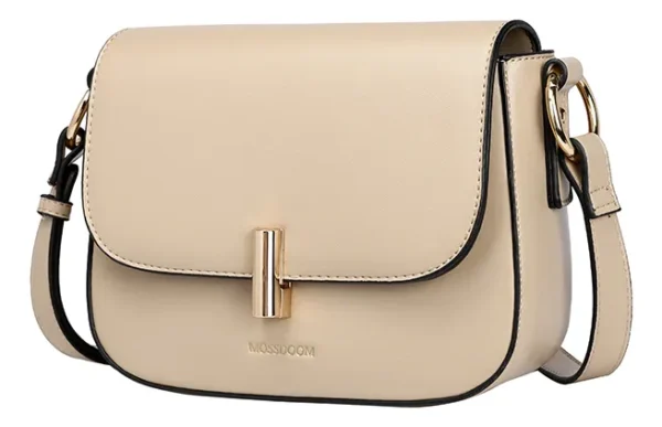 Cód. 194 - Bolsa Mossdoom Feminina Quadrada Com Tampa Transversal