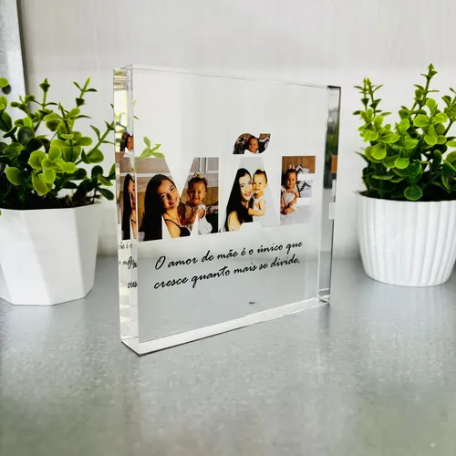 Cód. 1099 - Bloco De Acrílico Personalizado Com Foto