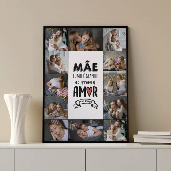 Cód. 1098 - Quadro Decorativo Personalizado, Tema: Mãe 5