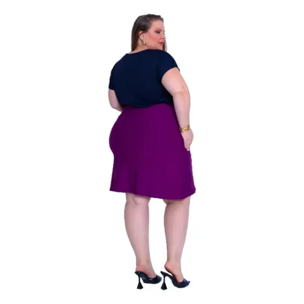 Cód. 17 - Shorts Saia Legging Plus Size Academia Secretaria Evangelica